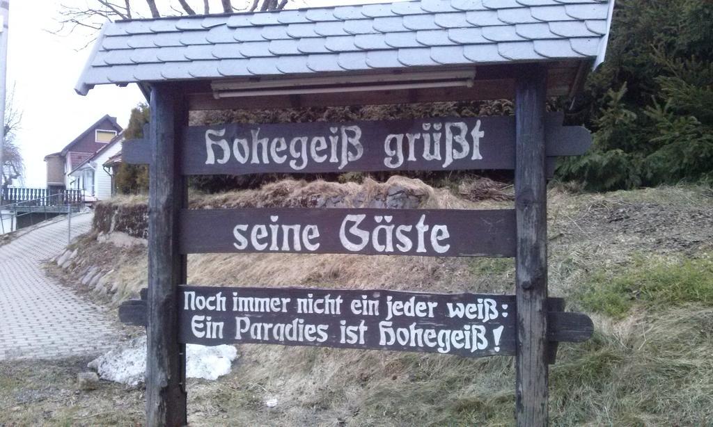 Ferienwohnung Harzluchs Mit Balkon, Netflix Und Sauna Im Haus Hohegeiß 객실 사진